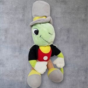 Vintage Disney Pinocchio Jimny Cricket 13" Plush Stuffed‎ Animal P36
